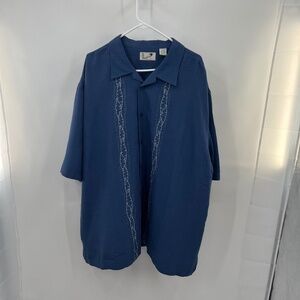 Havana Shirt Co Short sleeve button down shirt Size 3 XLT